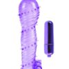 Classix Textured Sleeve and Bullet Vibrator - Purple