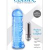 Classix Textured Sleeve and Bullet Vibrator - Blue