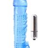 Classix Textured Sleeve and Bullet Vibrator - Blue
