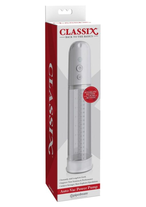 Classix Auto-Vac Power Pump Penis Enlargement System - White