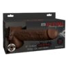 Fetish Fantasy Series Hollow Squirting Strap-On Dildo with Balls and Harness 9in - Chocolate