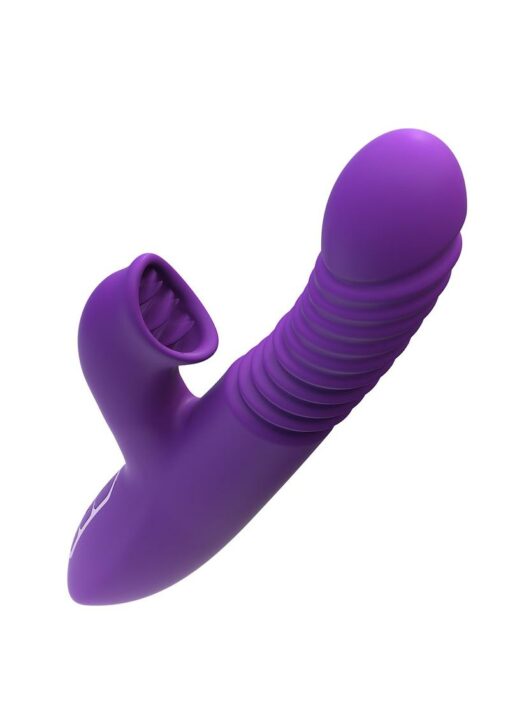 Fantasy For Her Ultimate Thrusting Clit Stimulate Her Rechargeable Waterproof - Purple