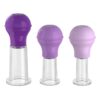 Fantasy For Her Nipple Enhancer Set 3 Size Kit Silicone - Purple