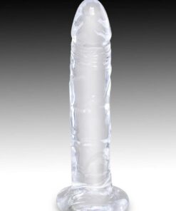 King Cock Clear Dildo 6in - Clear