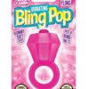 Bling Pop Vibrating Cock Ring - Pink