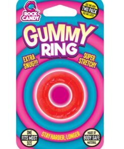 Gummy Cock Ring - Red