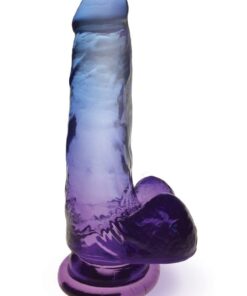 Shades Gradient Dildo 7in - Blue and Violet