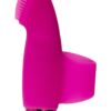 PowerBullet Naughty Nubbies Silicone Rechargeable Finger Massager - Pink