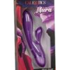 Aura Dual Lover Dual Vibrating Silicone USB Rechargeable Waterproof Purple