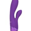 Aura Dual Lover Dual Vibrating Silicone USB Rechargeable Waterproof Purple