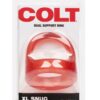COLT XL Snug Tugger Cock Ring Scrotum Support - Red