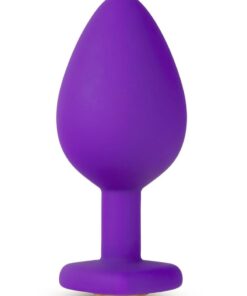 Temptasia Bling Plug Silicone Butt Plug - Medium - Purple