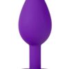 Temptasia Bling Plug Silicone Butt Plug - Small - Purple