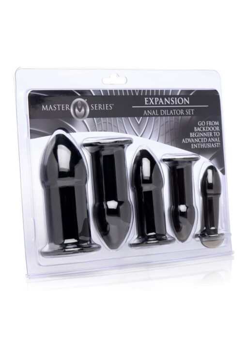Master Series Expansion Anal Dilator Set - Black