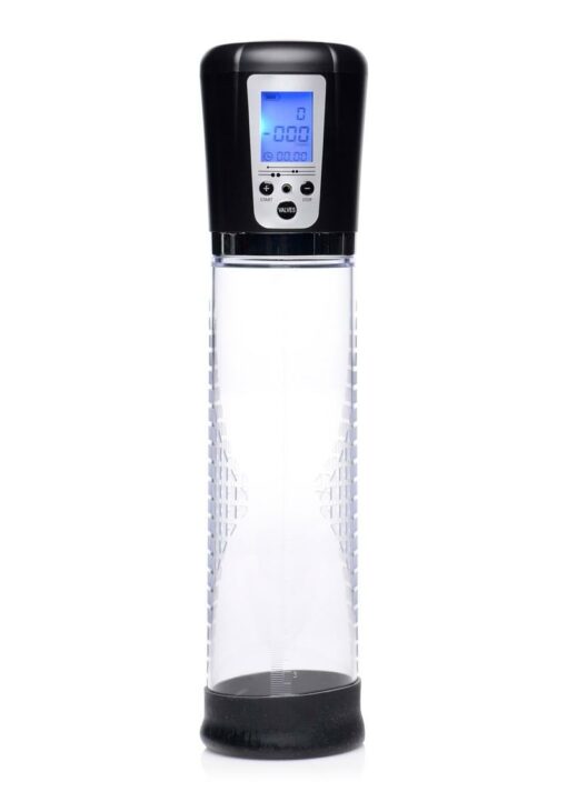 Size Matters Power Suction Penis Pump with Built-in Display - Clear