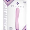 Wellness G Curve Rechargeable Silicone G-Spot Vibrator - Purple