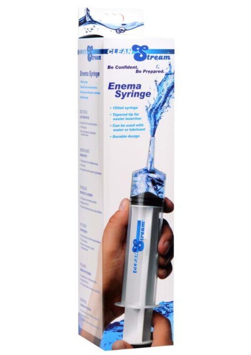 CleanStream Enema Syringe 150ml - White