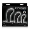 Renegade P Spot Kit Silicone Anal Plugs (Set of 3) - Black