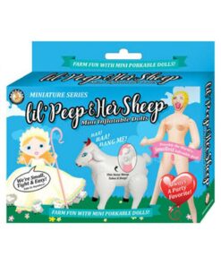 Miniature Series Lil` Peep and Her Sheep Mini Inflatable Dolls - Vanilla