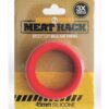 Boneyard Meat Rack Beef Up Bulge Ring 3X Stretch Silicone Cock Ring - Red