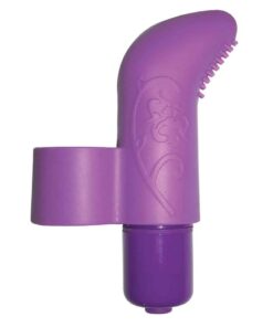 The 9`s - S-Finger Silicone G-Spot Vibrator - Purple