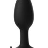 Prowler Weighted Butt Plug - Small - Black