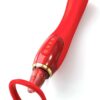 Fantasy For Her Her Ultimate Pleasure 24K Gold Luxury Edition Silicone Vibrating Multi-Speed USB Rechargeable Clit Stimulator Waterproof - Red