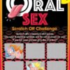 Oral Sex Scratch Off Challenge Game Ticket