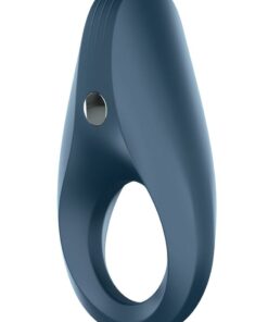 Satisfyer Rocket Ring Silicone Magnetic USB Recharge Cockring Waterproof Blue