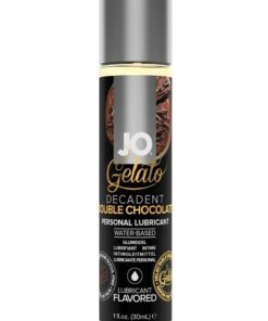 JO Gelato Water Based Lube Decadent Double Chocolate 1oz Bottle