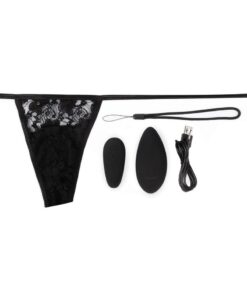 My Secret Premium Ergonomic Panty Vibe Set with Remote Rechargeable Waterproof - Black
