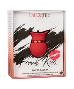 French Kiss Sweet Talker Silicone Clitoral Stimulator - Red