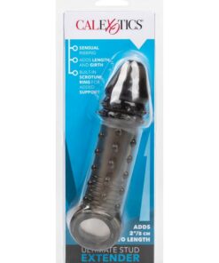 Ultimate Stud Penis Extender with Scrotum Support - Smoke
