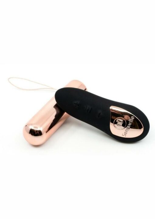 Nu Sensuelle Wireless Bullet Plus with Remote Control Rechargeable - Rose Gold
