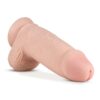 Au Naturel Pounder Dildo with Suction Cup 10in - Vanilla