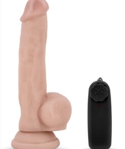 Dr. Skin Dr. Spin Gyrating Dildo with Suction Cup 8.5in - Vanilla
