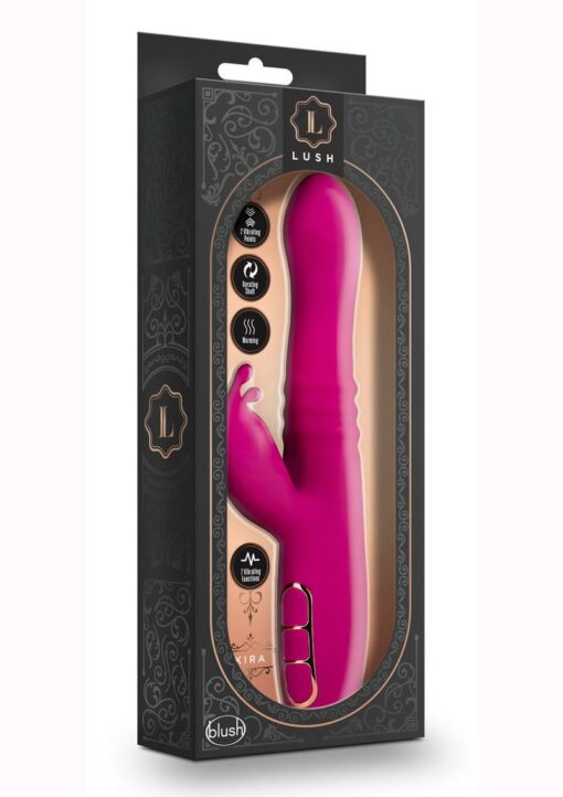 Lush Kira Rechargeable Silicone Rabbit Vibrator - Velvet Pink