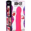 Squeeze-It Squeezable Wavy 7.2in Dildo - Pink