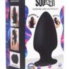 Squeeze-It Squeezable Silicone Anal Plug - Large - Black