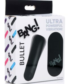 Bang! Vibrating Bullet with Remote Control - Black