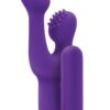 Inya Finger Fun Silicone Rechargeable Vibrating Clitoral Stimulator - Purple