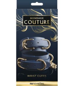 Bondage Couture Wrist Cuff - Blue