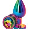 Rear Assets Multicolor Anal Plug - Med - Rainbow