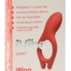 iVibe Select iRing Rechargeable Silicone Vibrating Cock Ring - Coral
