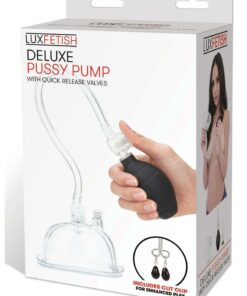 Lux Fetish Deluxe Pussy Pump - Clear