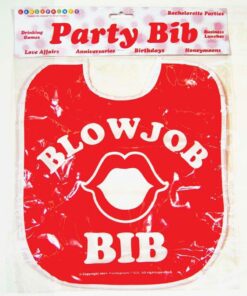 Candyprints Party Bib Blow Job - Red