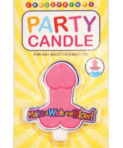 Candyprints Make A Wish and Blow Penis Party Candle