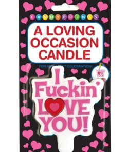 Candyprints I Fuckin` Love You! A Loving Occasion Party Candle