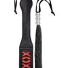 Dominant Submissive Collection Paddle and Whip set - Black
