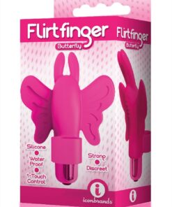 The 9`s - Flirt finger Silicone Butterfly - Pink